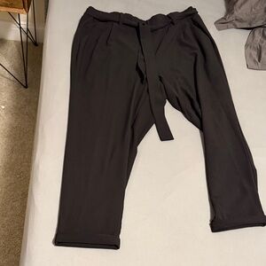 torrid Black Relaxed Tapered Drawstring Chinos